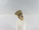 Antique c1910 Edwardian 10K Ostby Barton HMS Titanic Men's Signet Ring Size 9.75