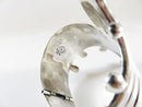 Alfredo Villasana Modernist Hinged Cuff Clamper Bracelet 925 Taxco Mexico