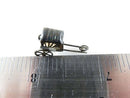 Antique 900 Silver Charm China Export Rikshaw Taxi Charm, Rickshaw Cab