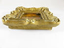 Victorian Hand Painted Ceramic Tile Miniature Painting Original Gilt Gilt Frames
