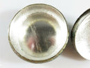 Vintage Enameled Sterling Silver Green, Black, Gold, White Trinket Box, Mint Box