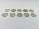 Lot of 10 US Roosevelt Silver Dimes 90% Silver Mixed Circulation 90% silver coins US silver dimes silver coin lot