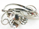 Vintage Forstner Sterling Silver Modernist Mid Century Flower Brooch