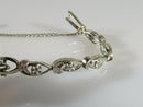 Hamilton Wrist Watch 14K White Gold Case/Band 38 Natural Earth Mined Diamonds