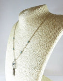 Liquid Silver Dream Weaver 18.5" Turquoise Necklace Sterling Silver