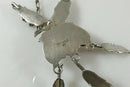 Patriotic American Eagle Necklace Sterling Artisan Robert Becenti Navajo 17.5"