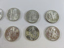 Lot of 10 US Roosevelt Silver Dimes 90% Silver 1946 90% Coins 90% Collection