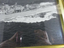 USS Biddle 8x10 Framed Photograph With Note on Change of Command Ceremony