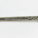 Vintage 800 Silver Spoon Hand Painted Enamel Genova E Piazza Aquaverde