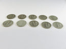 Lot of 10 Mercury Silver Dimes 90% Silver Mixed Dates Circulated Coins 90% silver coins circulated Mercury dimes