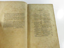 Copyright page and contents page listing the book’s sections and mathematical tables.