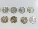 Lot of 10 US Roosevelt Silver Dimes 90% Silver Various Mint Marks 90% silver dimes US silver coins Roosevelt dimes lot