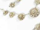 Exquisite Antique 950 Silver Domed Cannetille Etruscan Revival Jewelry Suite