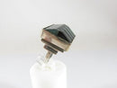 Beautiful Symmetrical Artisan Jade & Onyx Sterling Silver Rings Size 7.25