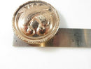 1940's Large Sterling Reinforced Dove Brooch Patented Pink Rose Gold Tone