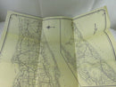 1927 Rand McNally Auto Road Map Long Island and Vicinity Liberty Magazine Auto Dept Folding Pocket Map New York