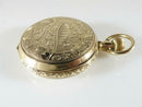 14K Gold 1888 Victorian Size 6S Hampden Hunter Cased Pocket Watch