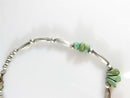 Old Turquoise Melon Bead & Pearl Bead Necklace Fred Harvey Style Navajo Necklace