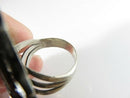 Huge Beautiful Turquoise & Sterling Silver Ring Unisex Statement Ring Size 8.5