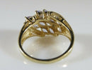 14K Yellow Gold Ring with 10 Marquise Tanzanite Stones Size 7 CID Hallmarked 4.2g