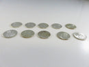 Lot of 10 US Roosevelt Silver Dimes 90% Silver Various Mint Marks 90% silver dimes US silver coins Roosevelt dimes lot