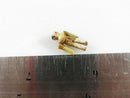 19th Century Miniature Painted Wood Doll 9/16" H Made of Tiny Wood Articulated