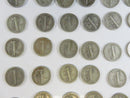 Lot of 50 Mercury Silver Dimes 90% Silver Mixed 1940s Dates Circulated Coins 90% silver coins 1940s silver dimes