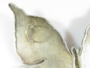 Huge Unsigned Artisan Sterling Silver Eclectic Butterfly Scarf Slide Pendant