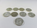 Lot of 9 US Roosevelt Silver Dimes 90% Silver Mixed Bag 90% silver dimes US silver coins Roosevelt dimes lot US dimes