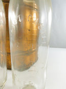 1899 Wilmot Castle Copper Baby Bottle Sterilizer Pasteurizer Set with 3 Glass Nursing Bottles Rochester NY Patent June 6 1899