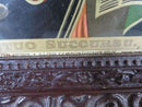 Antique Puccinelli Mother Mary & Jesus Lithograph in Original Antique Frame