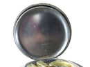 Antique Salesman Sample Acier Garanti Swiss Made Gunmetal Open Faced Pocket Watc
