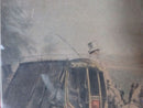 The First Railroad Train on the Mohawk and Hudson Road Chine-colle Photogravure