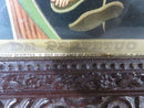 Antique Puccinelli Mother Mary & Jesus Lithograph in Original Antique Frame