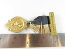 Vintage Greek Hermes Medal Dieges Clust Director Medal Gold Gilded