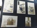 Antique 1900's Photo Album Landmarks, Soldiers, Children, Cars and More!