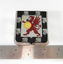 House of Romanov 875 Silver Enamel Coat of Arms Trinket Box M1-7