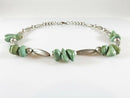 Old Turquoise Melon Bead & Pearl Bead Necklace Fred Harvey Style Navajo Necklace