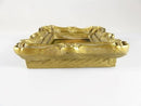 Victorian Hand Painted Ceramic Tile Miniature Painting Original Gilt Gilt Frames
