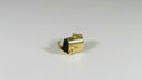 14K Gold Charm Vintage Mailbox Charm with Moving Flag Opening Door