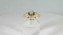 Antique Victorian Moonstone Solitaire Engagement Ring 10K Gold Size 7 1/2