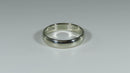 14K White Gold 4.75mm Artcarved Wedding Band Size 10.75 6 Grams