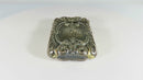 Antique Repousse Sterling Silver Match Safe 2 5/8 x 1 5/8