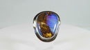 Artisan Australian Boulder Opal Sterling Silver Ring Size 7.25 by B. Lombard