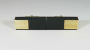 Vintage Destino Onyx Gold Filled Cufflink Set Hinged Post With Bullet Back