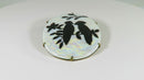 Victorian Double Bird Silhouette Brooch Hand Painted Large Luster Porcelain