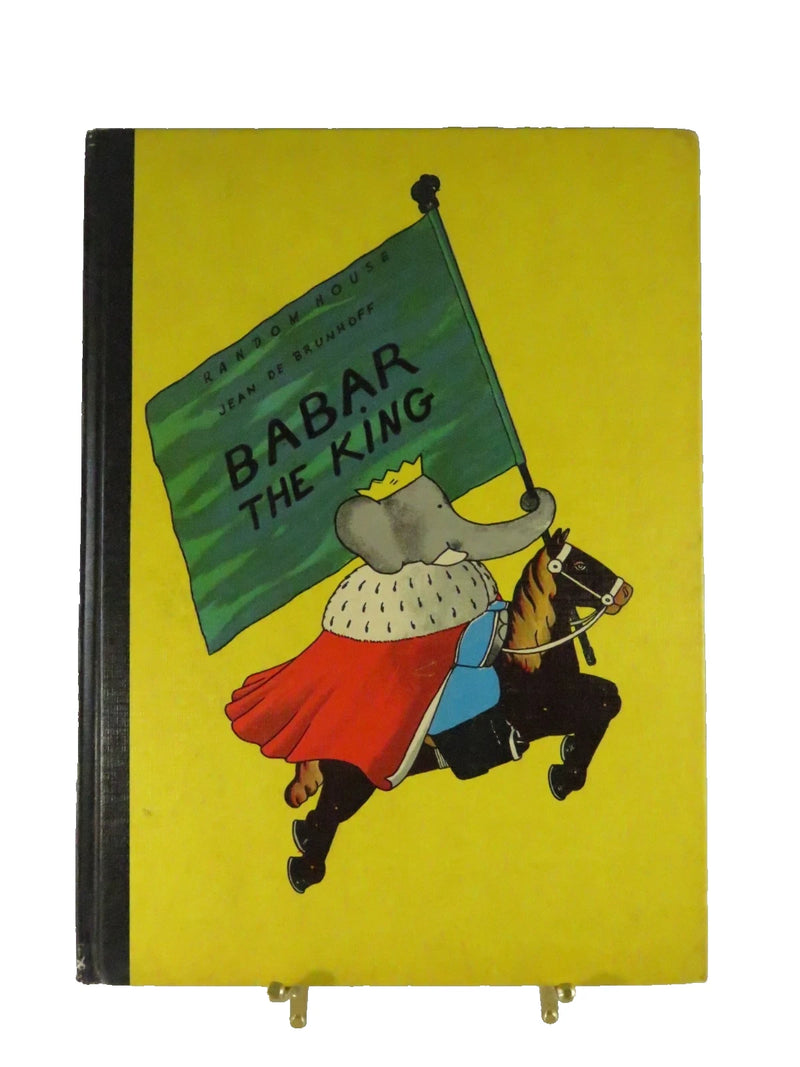 1963 Babar the King by Jean de Brunhoff Random House Vintage Children’s Book