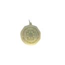 Vintage Norristown R.A. Chapter No. 190 Masonic 7-Sided Watch Fob — Silver — front view