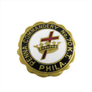 Philadelphia Pennsylvania Knights Templar Commandery No 70 Enameled Pin — Enamel — front view