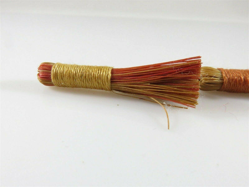 Grouping of 3 Miniature Hand Brooms with Corded Wraps 1 3/4", 1 1/2", 1 3/8" - Just Stuff I Sell